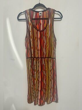 M by Missoni Multicolor Striped Sleeveless Dress 👗